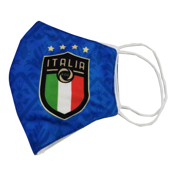 Maske Fußball Italien toalla Blau